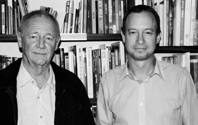 Michiel Heyns and Andrew Brown (Photo by Liesl Jobson, Books LIVE)