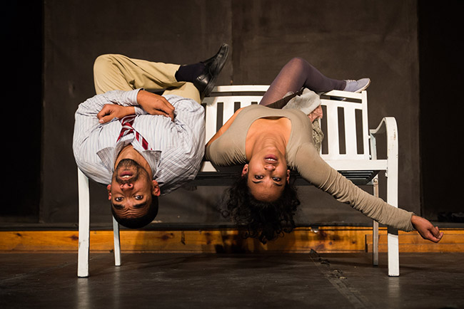 Jacques de Silva and Ameera Patel in Whistle Stop. Picture by Marius Janse van Rensburg